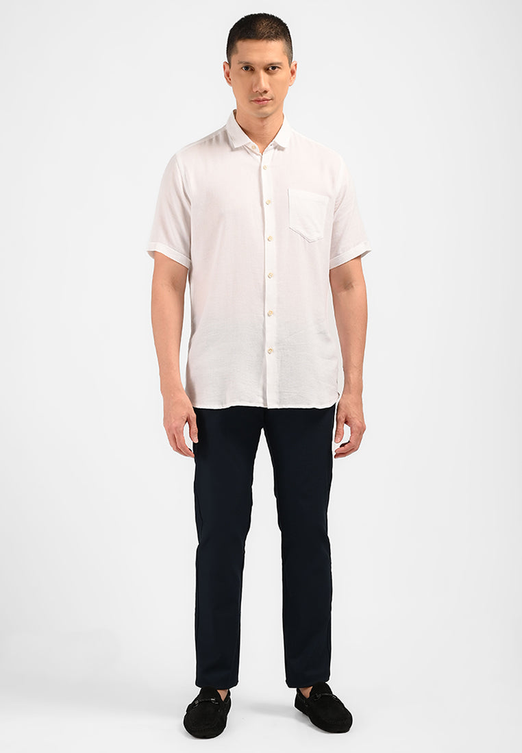 MOC Celana Panjang Chinos Pria Slim Fit BARNIE-NAVY