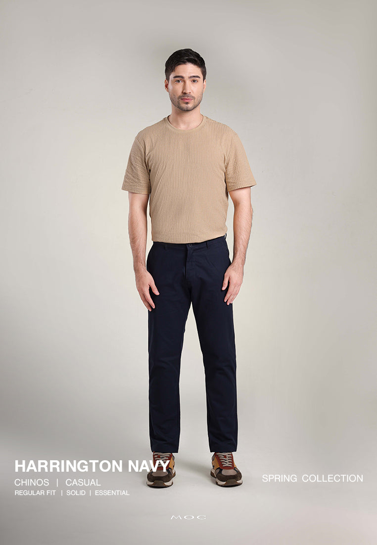 MOC Celana Panjang Chinos Pria Reguler Fit HARRINGTON - Navy