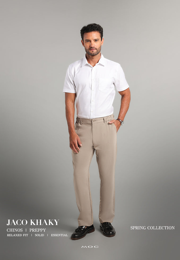 MOC - Celana Panjang Chinos Pria Jaco - Khaky