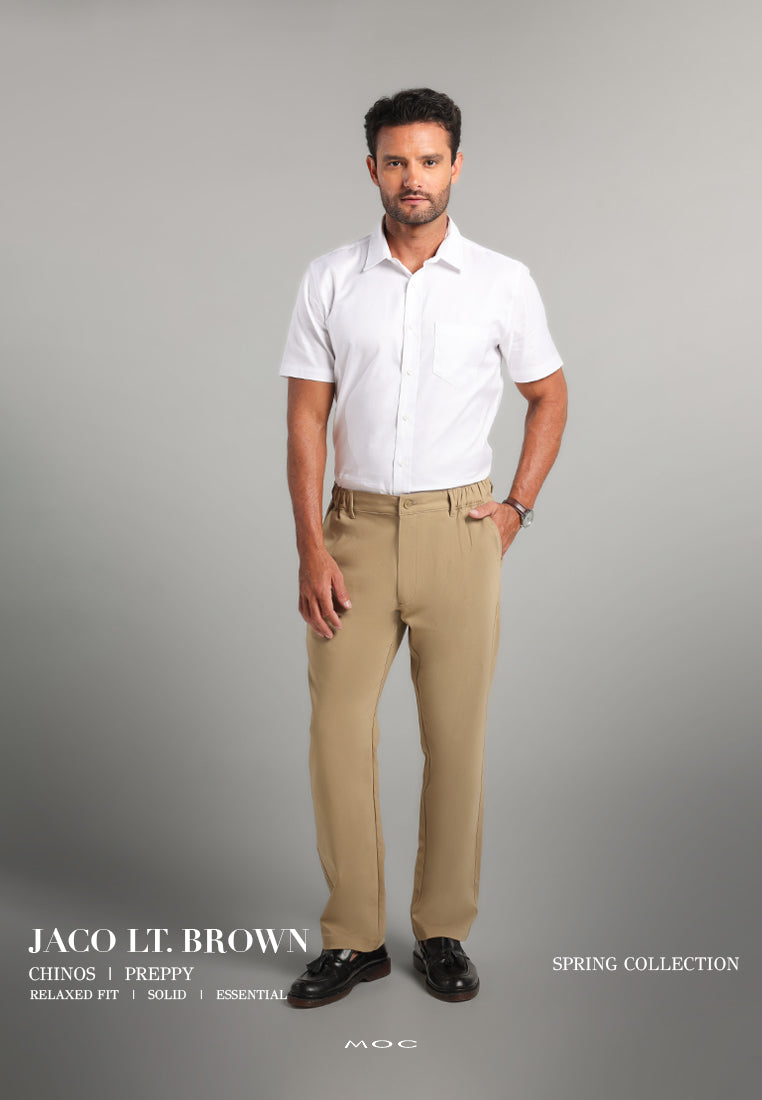 MOC - Celana Panjang Chinos Pria Jaco - Light Brown