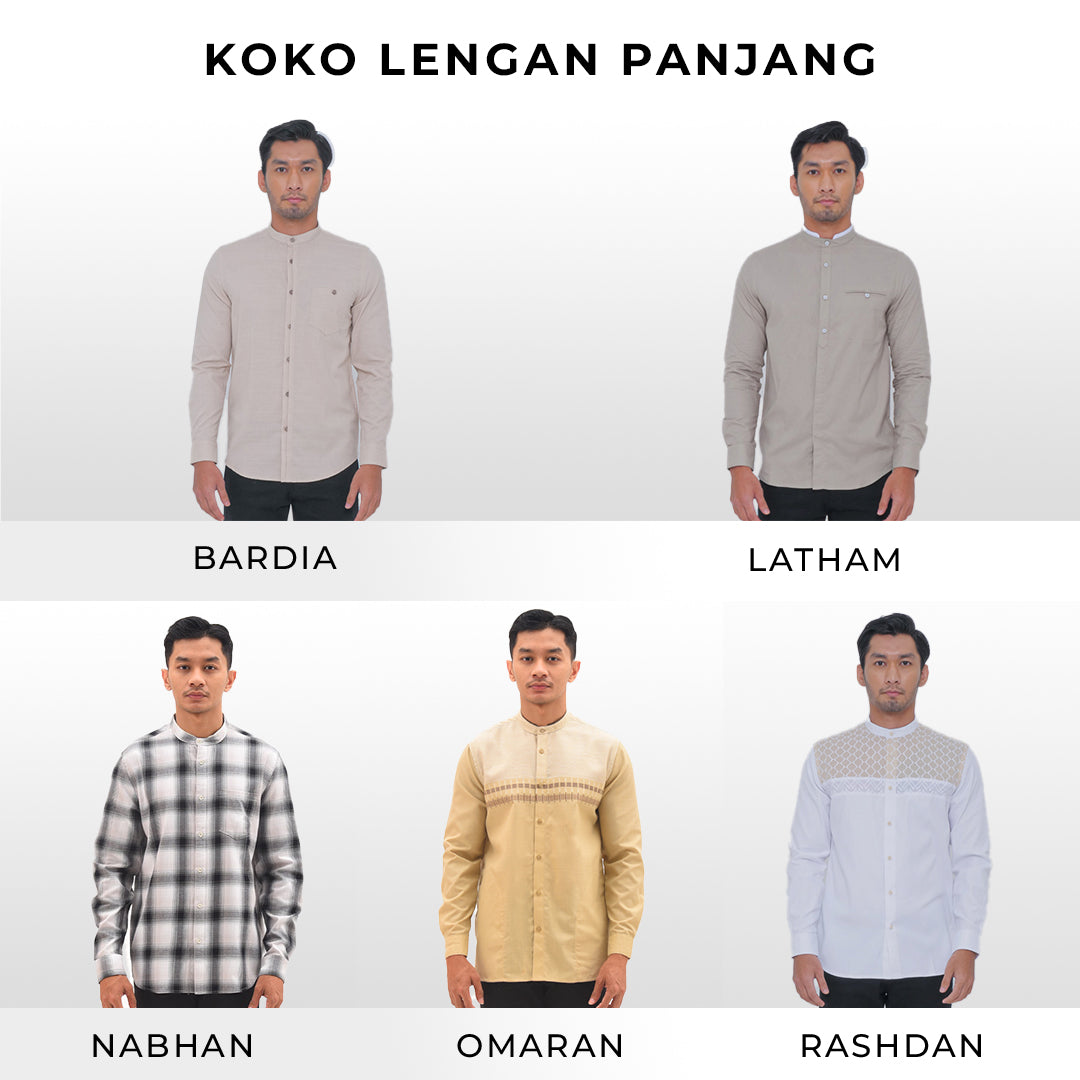 Men's Top by MOC Kemeja Koko Lengan Panjang Pria Collection 02