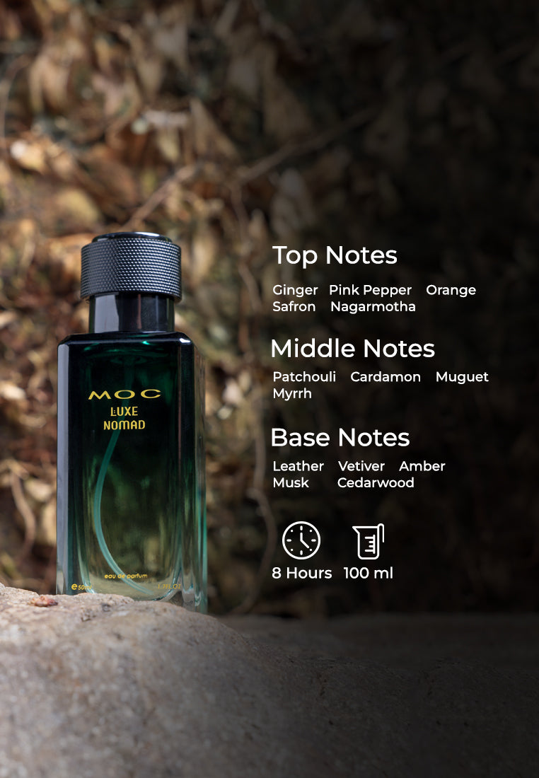 MOC Parfum Arab Pria Luxe Nomad Dark Green 50ml