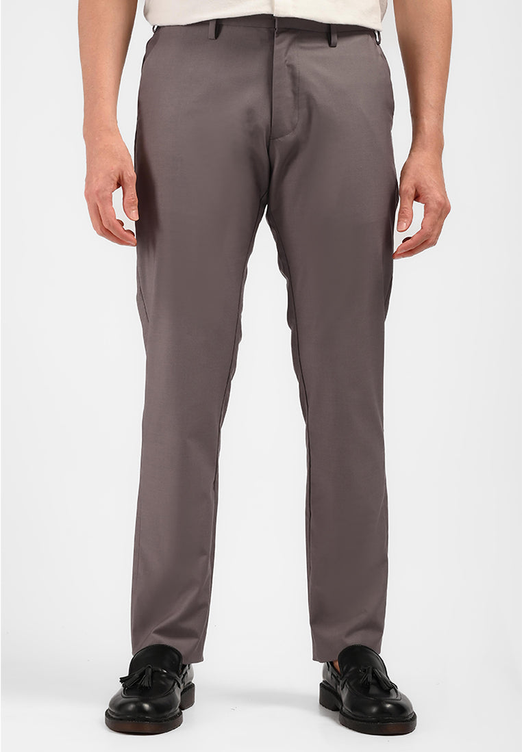 MOC Celana Panjang Formal Pria DRACO-DARK GREY