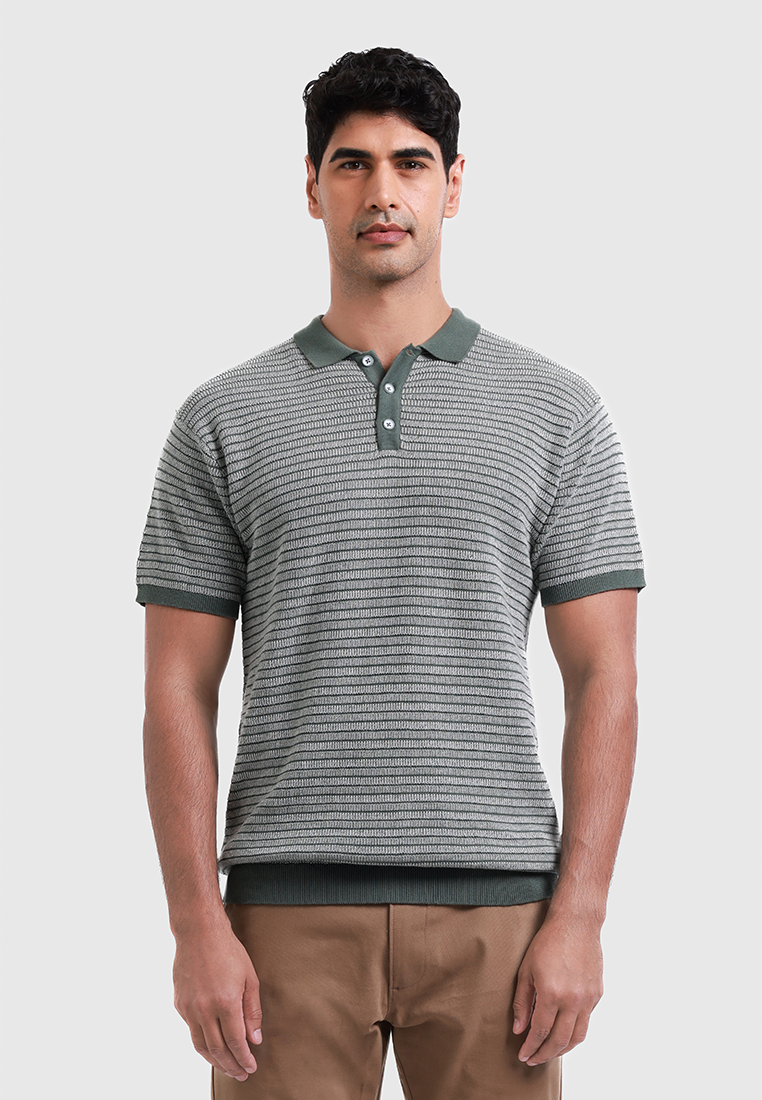 MOC Kaos Polo Lengan Pendek ACCONA - WHITE
