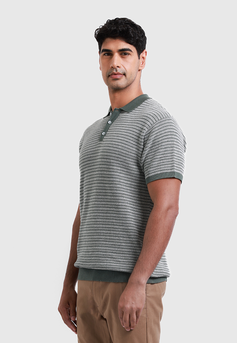MOC Kaos Polo Lengan Pendek ACCONA - WHITE