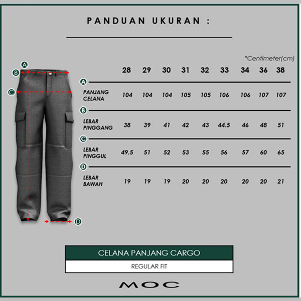MOC - Celana Panjang Polos Pria Zico - Black