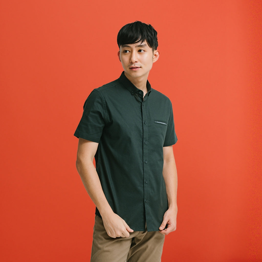 Men's Top By MOC Kemeja Lengan Pendek Pria Faucons Best Seller