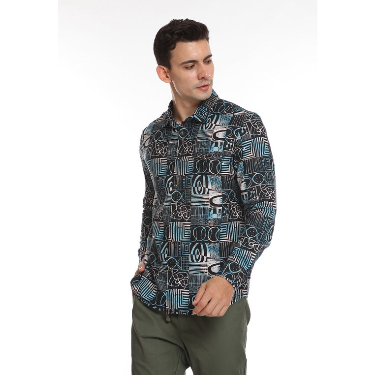 Men's Top By MOC Kemeja Lengan Panjang Pria Modern Fit Mason Best Seller