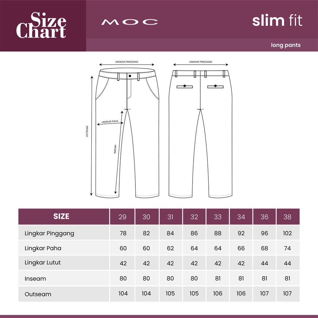 MOC - Celana Panjang Chinos Pria Joseph - Beige Light