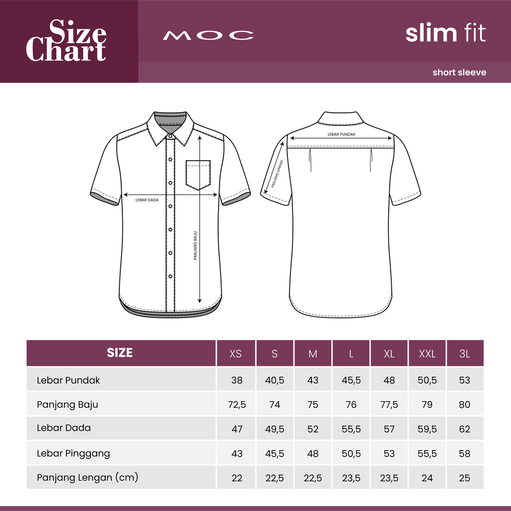 MOC - Kemeja Kotak-kotak Pria Lengan Pendek Daltos - Black