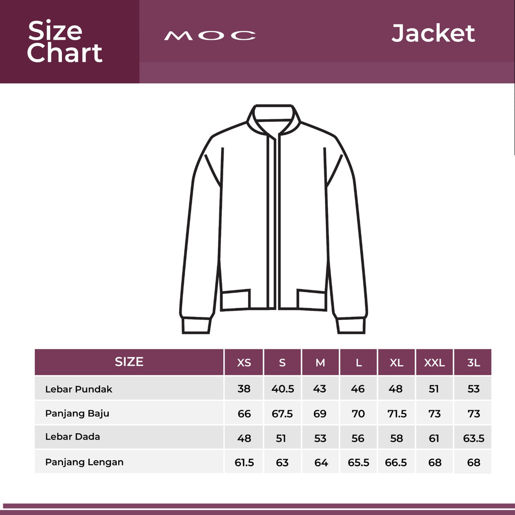 MOC - Jaket Polos Pria Giorgio - Grey