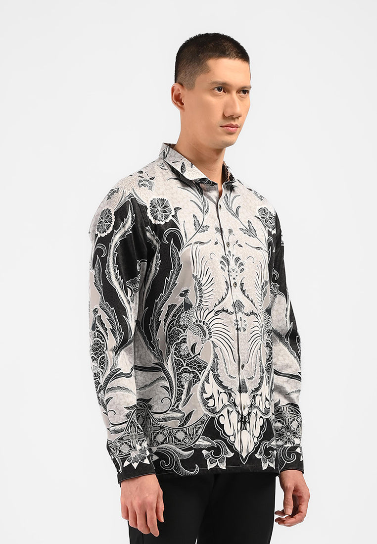MOC Kemeja Batik Lengan Panjang Pria SUPARNA-BEIGE