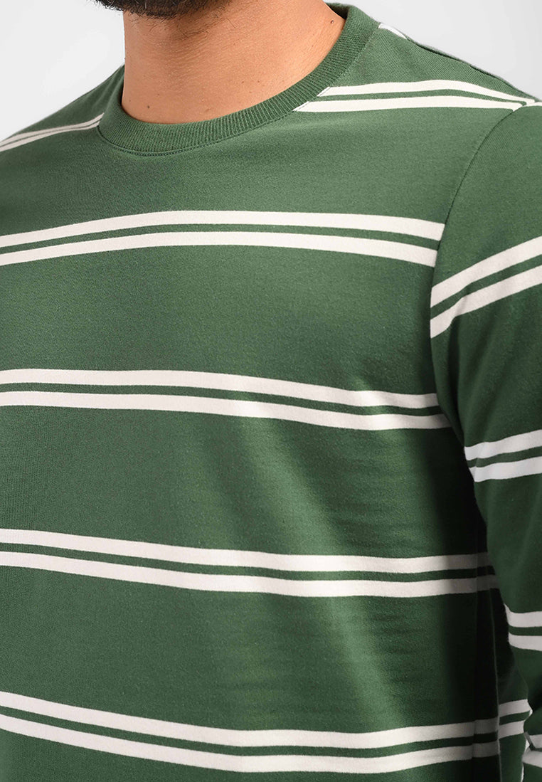 MOC Sweatshirt Lengan Panjang Pria HAGRID-GREEN
