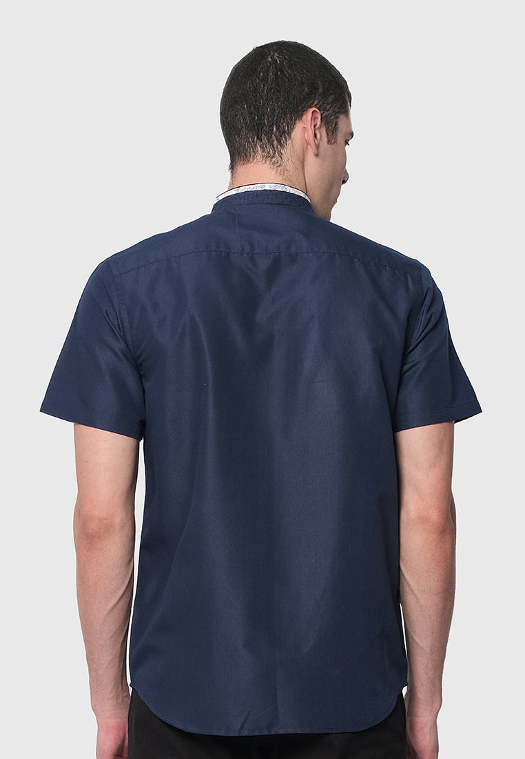 MOC Kemeja Koko Lengan Pendek Pria SEPTA-NAVY