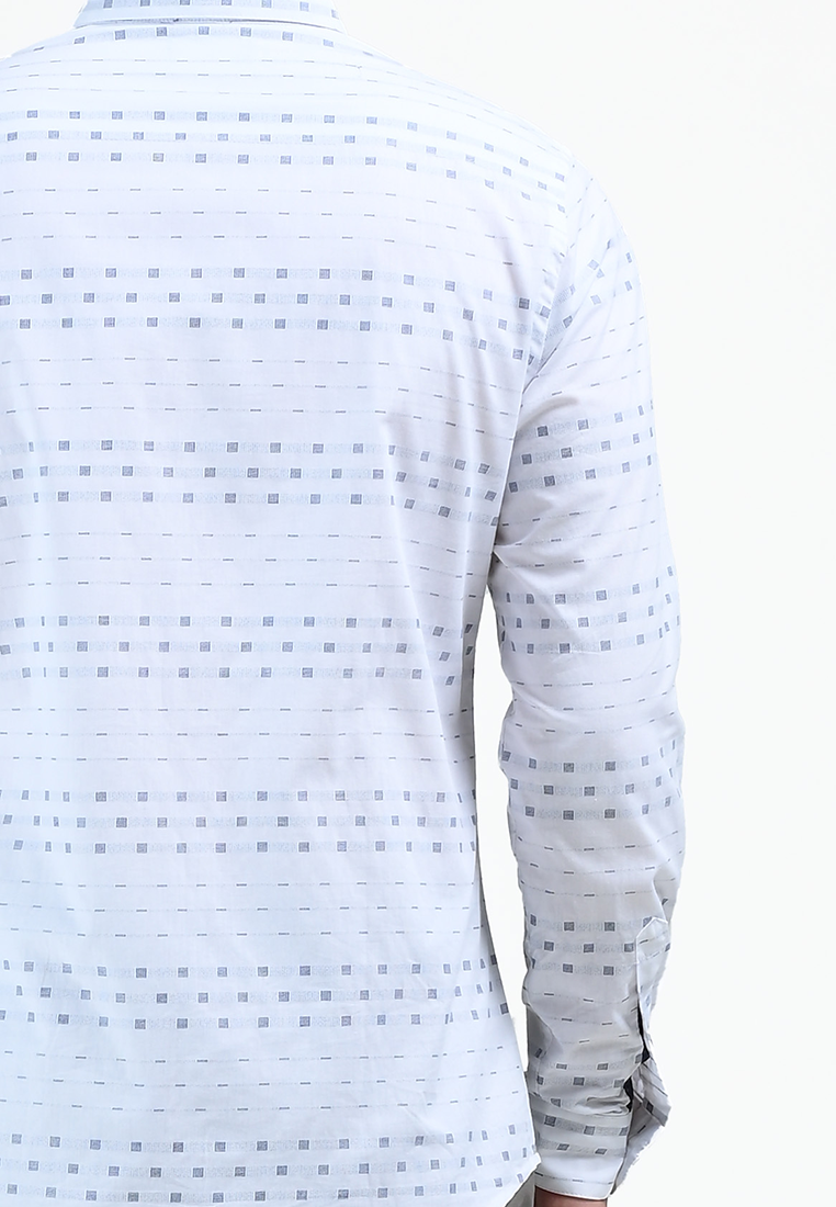 MOC Kemeja Lengan Panjang Pria PERCIVAL-WHITE