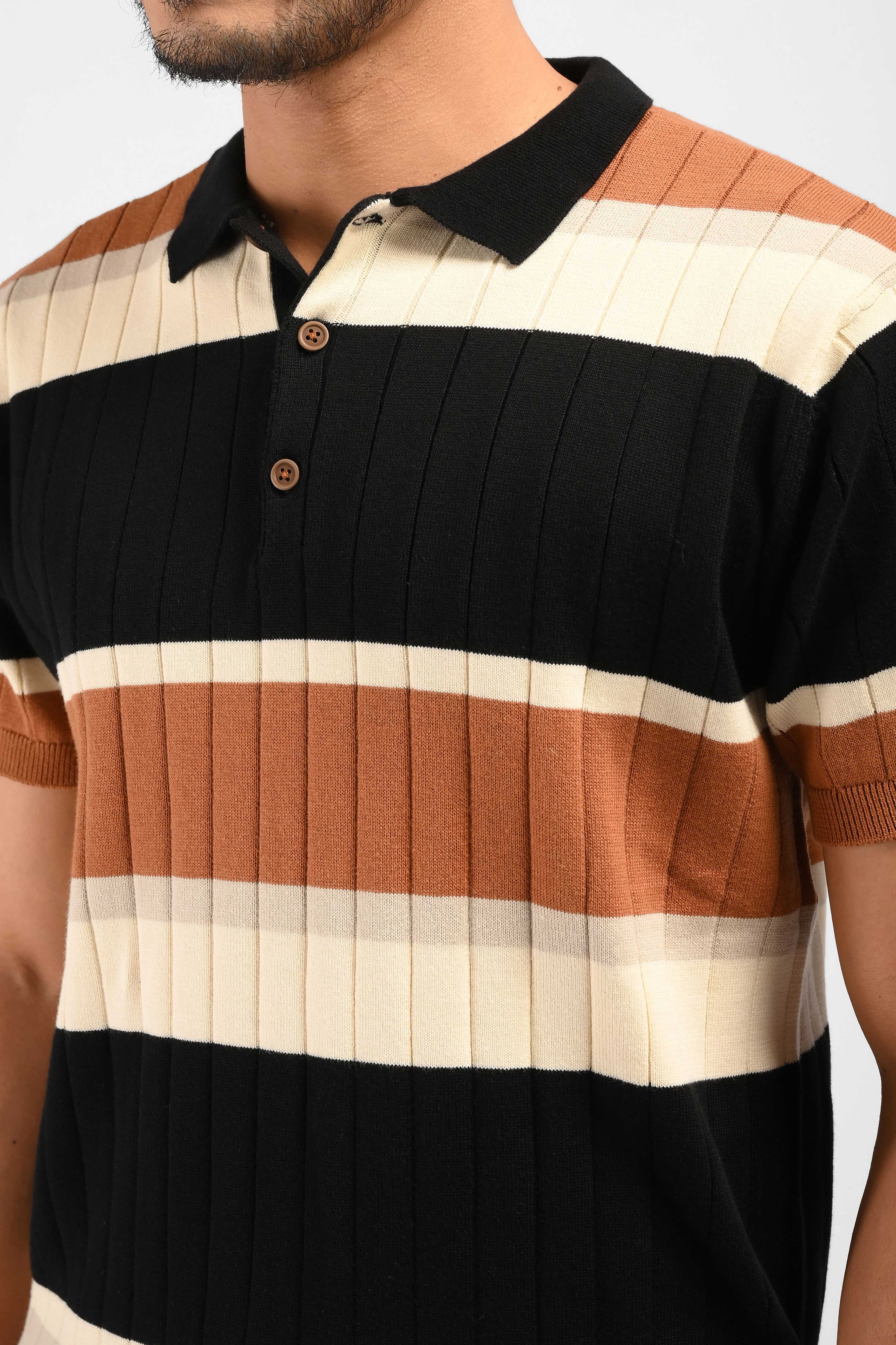 MOC Kaos Polo Lengan Pendek Pria DAWSON-BLACK