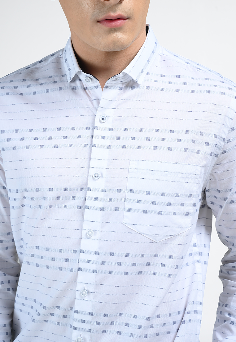 MOC Kemeja Lengan Panjang Pria PERCIVAL-WHITE