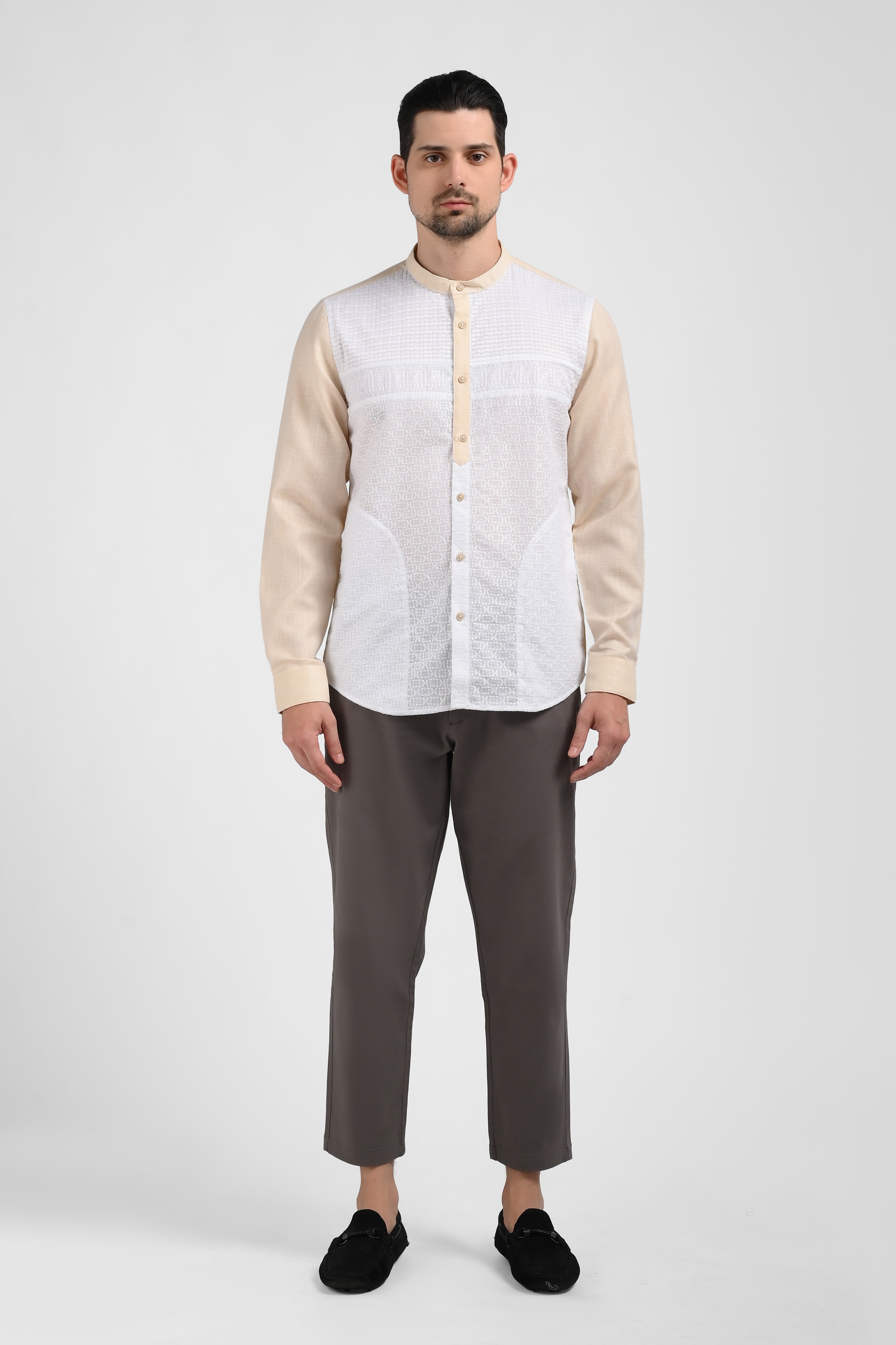 MOC Kemeja Koko Lengan Panjang Pria KOSEY-KHAKI