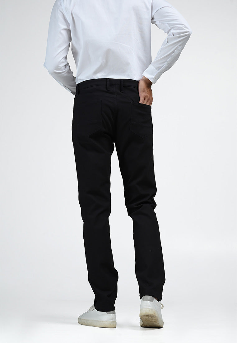 MOC Celana Panjang Pria Slim Fit XAVIER-BLACK