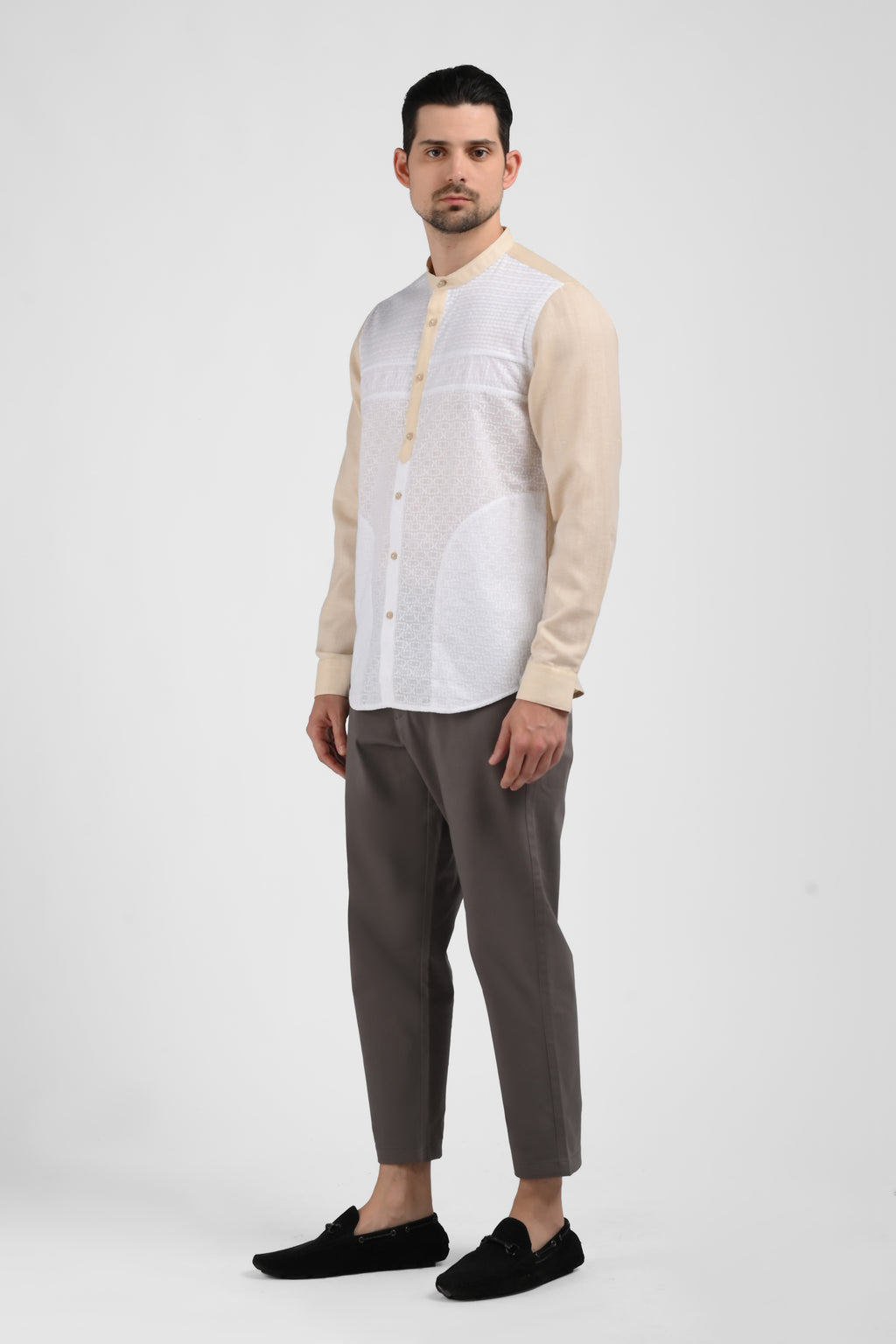 MOC Kemeja Koko Lengan Panjang Pria KOSEY-KHAKI
