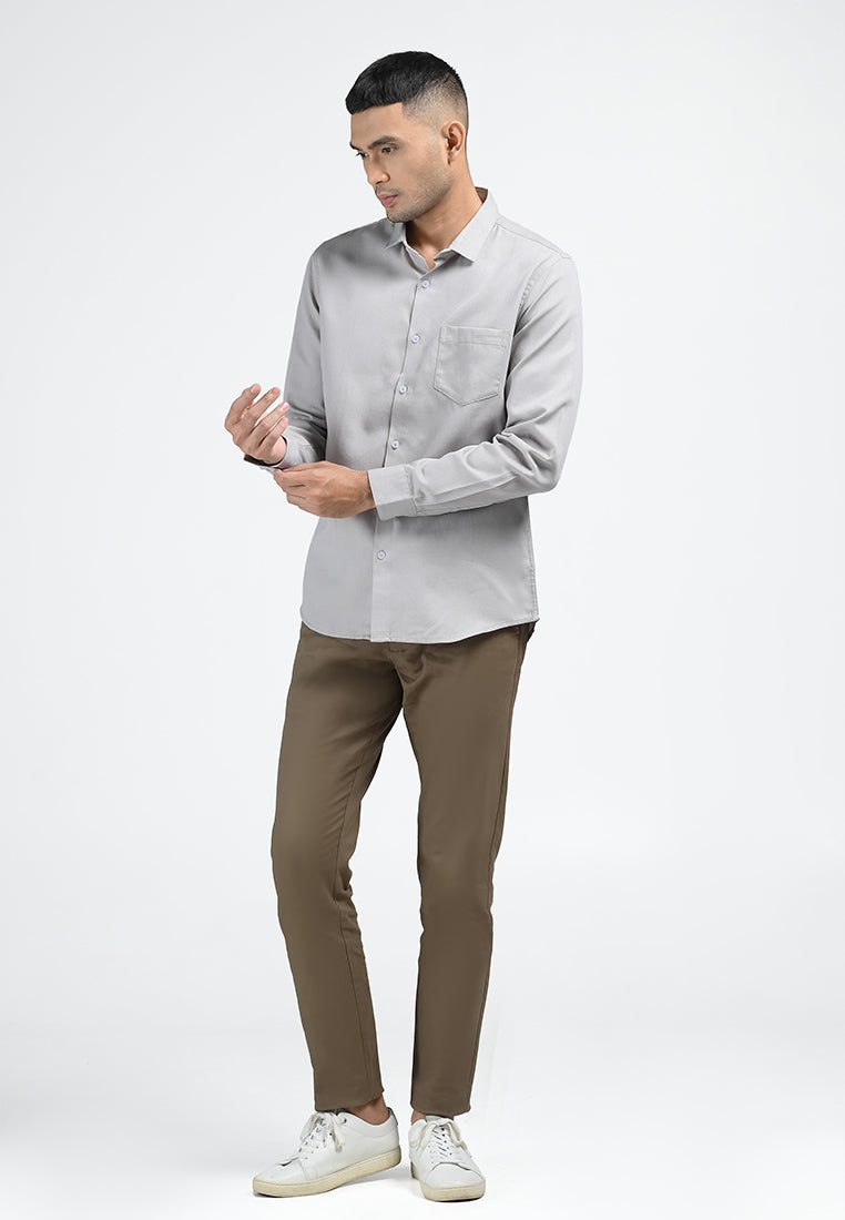 MOC Kemeja Lengan Panjang Pria ARTURO-KHAKI
