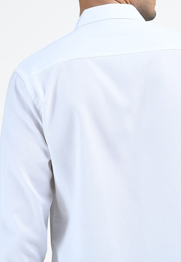 MOC Kemeja Lengan Panjang Pria ARTURO-WHITE