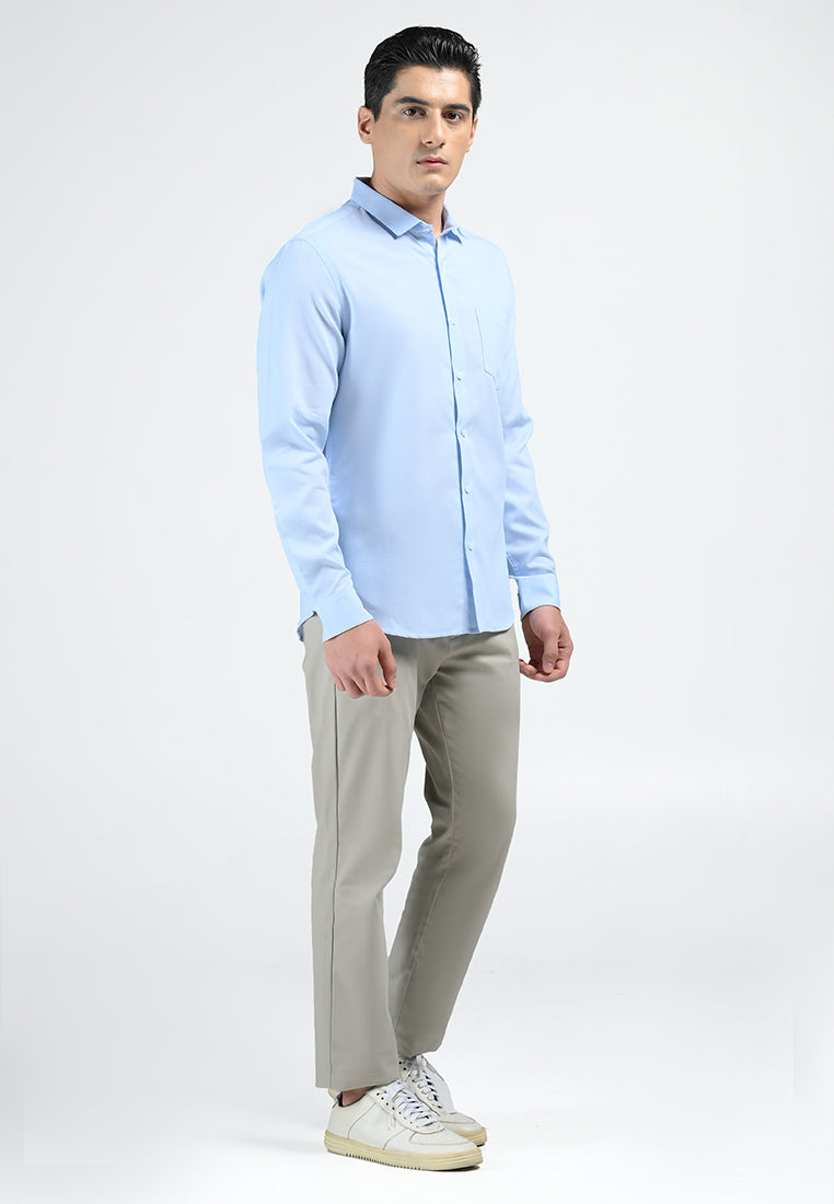 MOC Kemeja Lengan Panjang Pria ARTURO-LIGHT BLUE