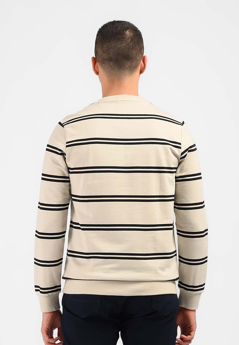 MOC Sweatshirt Lengan Panjang Pria HAGRID-BEIGE