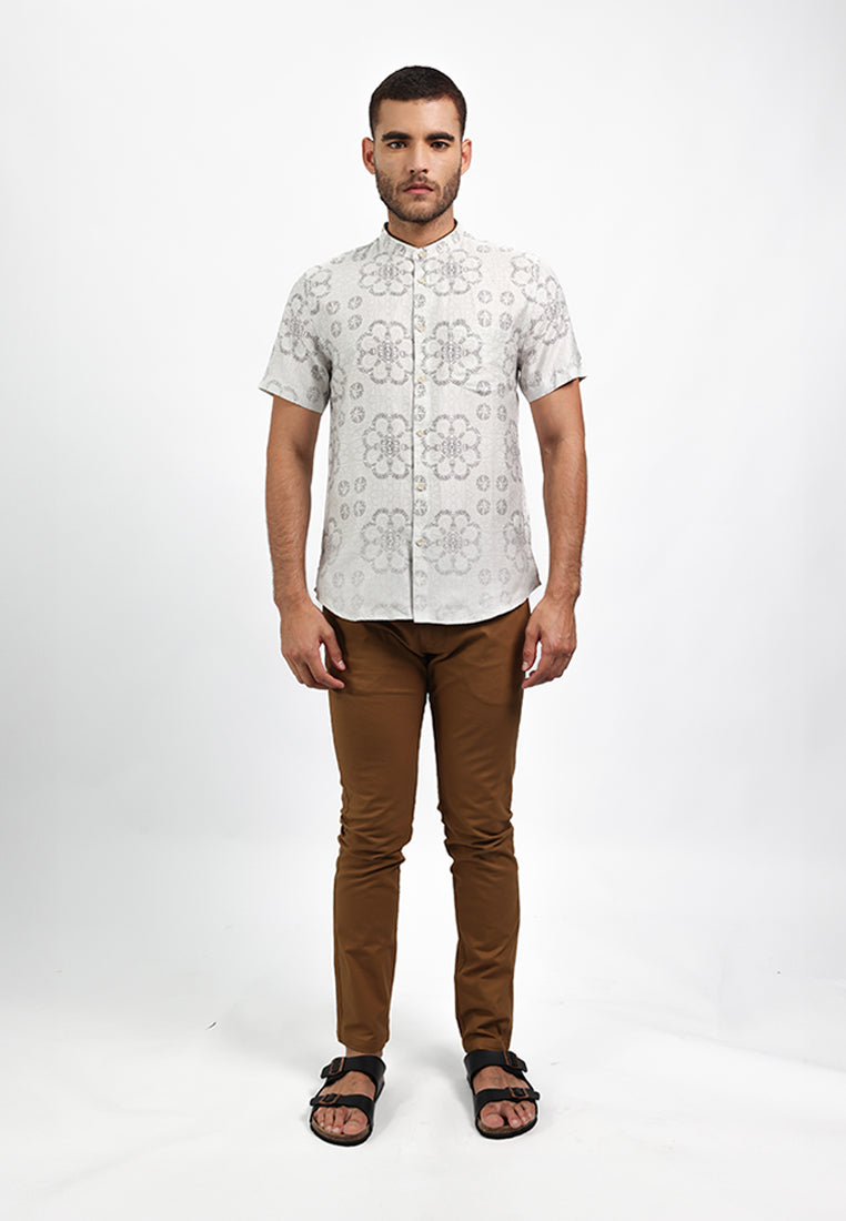 MOC Kemeja Lengan Pendek Pria SOHAIL - KHAKI