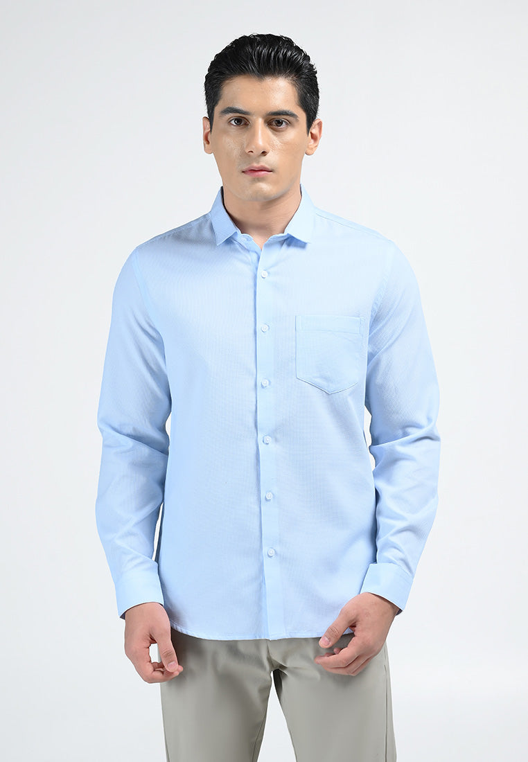 MOC Kemeja Lengan Panjang Pria ARTURO-LIGHT BLUE