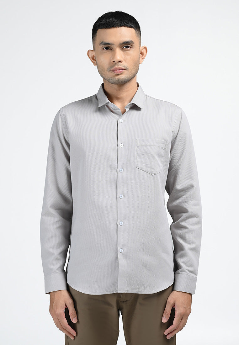 MOC Kemeja Lengan Panjang Pria ARTURO-KHAKI