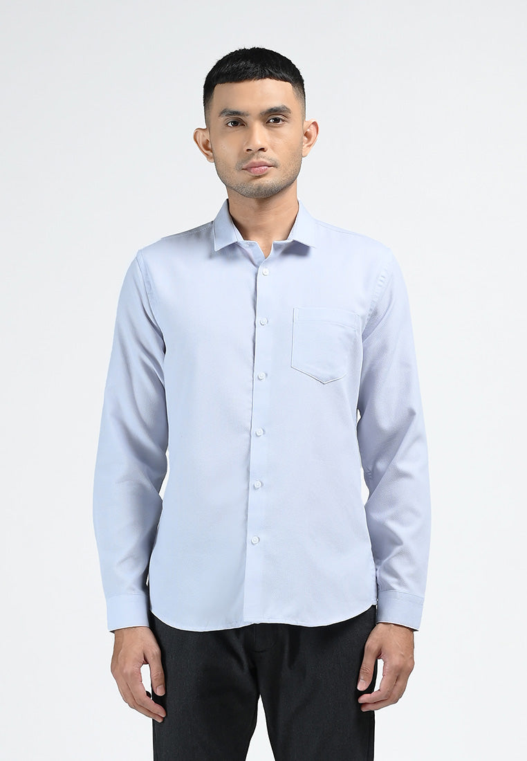MOC Kemeja Lengan Panjang Pria ARTURO-GREY