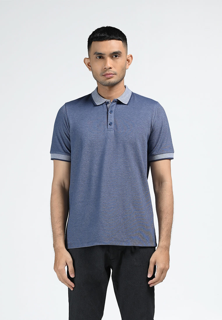 MOC Kaos Polo Lengan Pendek Pria COLTON-NAVY