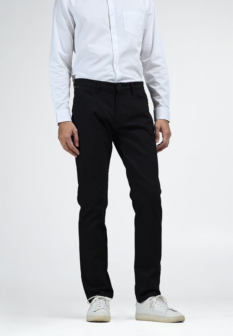 MOC Celana Panjang Pria Slim Fit XAVIER-BLACK