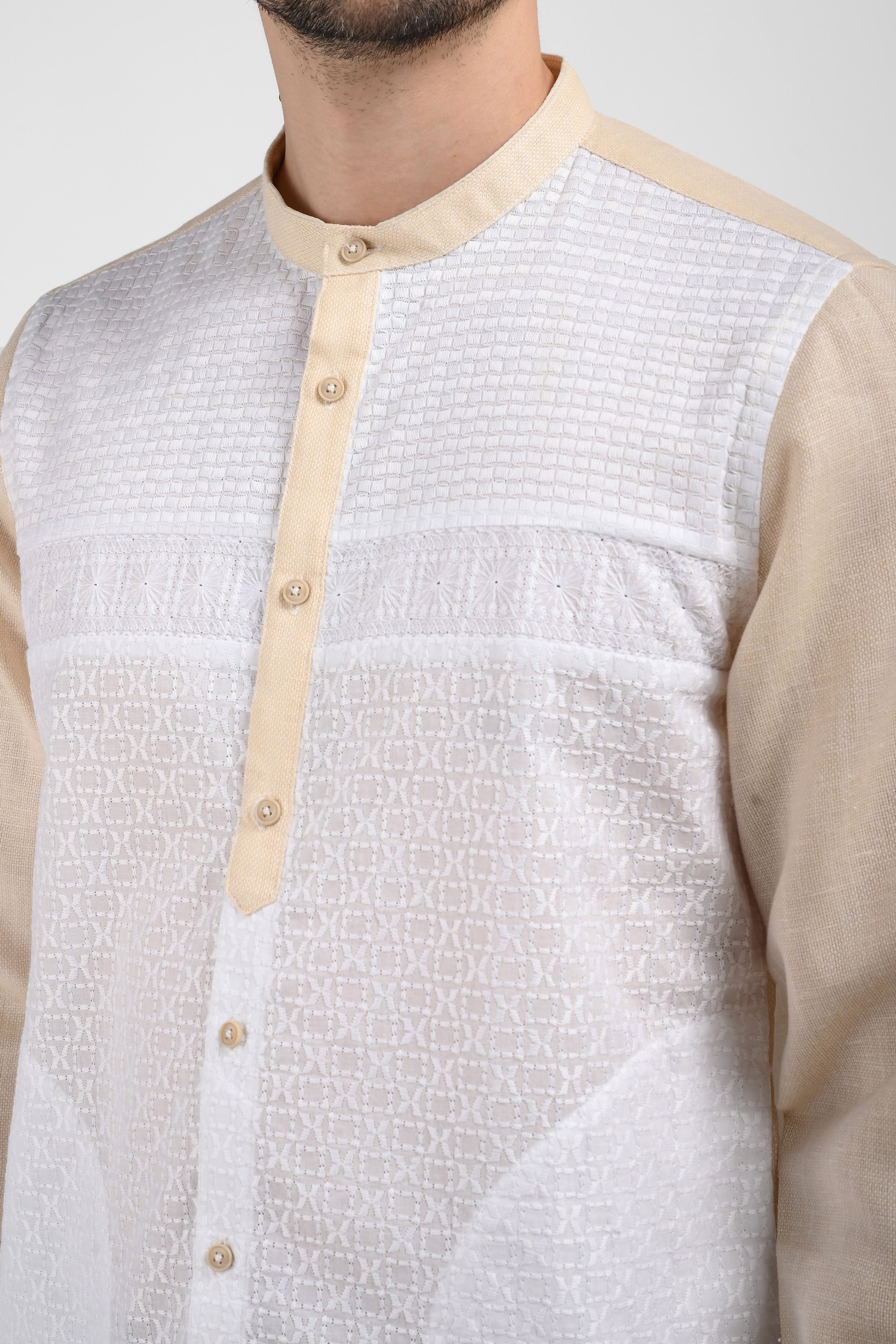 MOC Kemeja Koko Lengan Panjang Pria KOSEY-KHAKI
