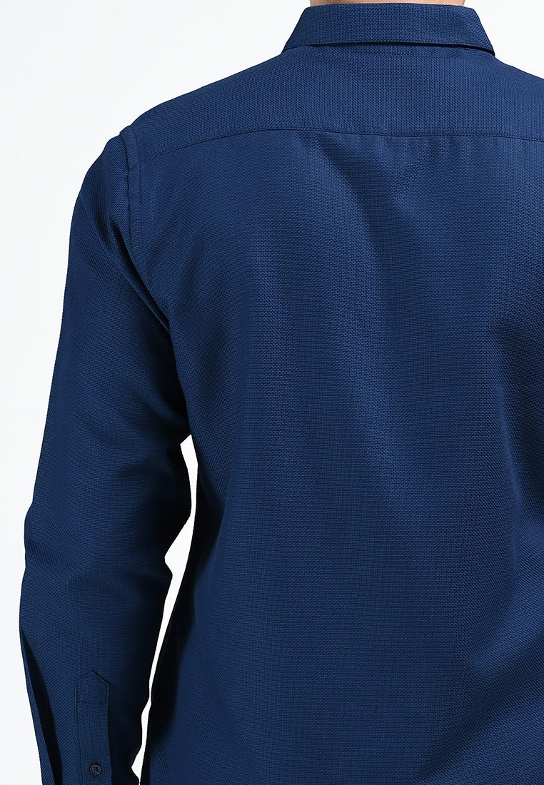 MOC Kemeja Lengan Panjang Pria ARTURO-NAVY
