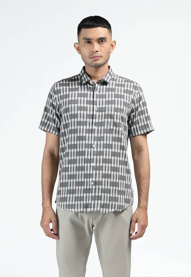 MOC Kemeja Lengan Pendek Pria TUCKER-GREEN