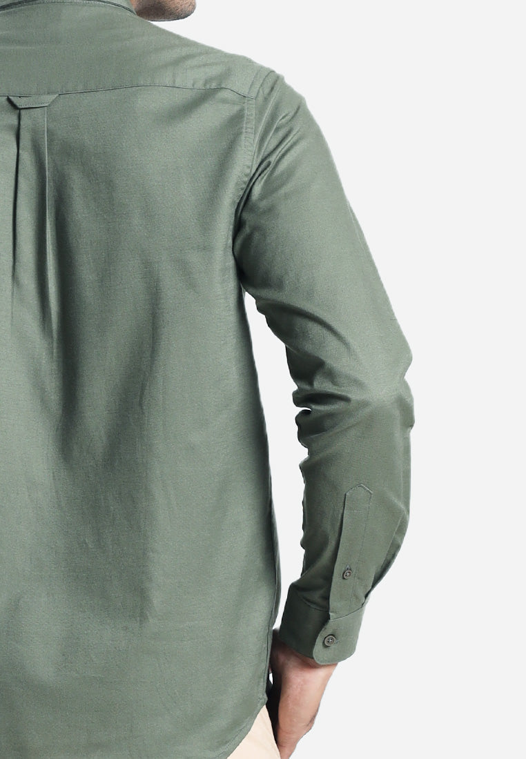 MOC Kemeja Lengan Panjang Pria CASPIAN-GREEN