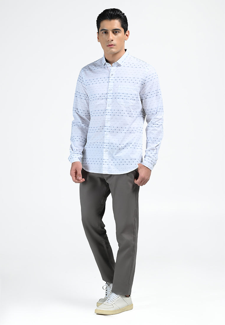MOC Kemeja Lengan Panjang Pria PERCIVAL-WHITE