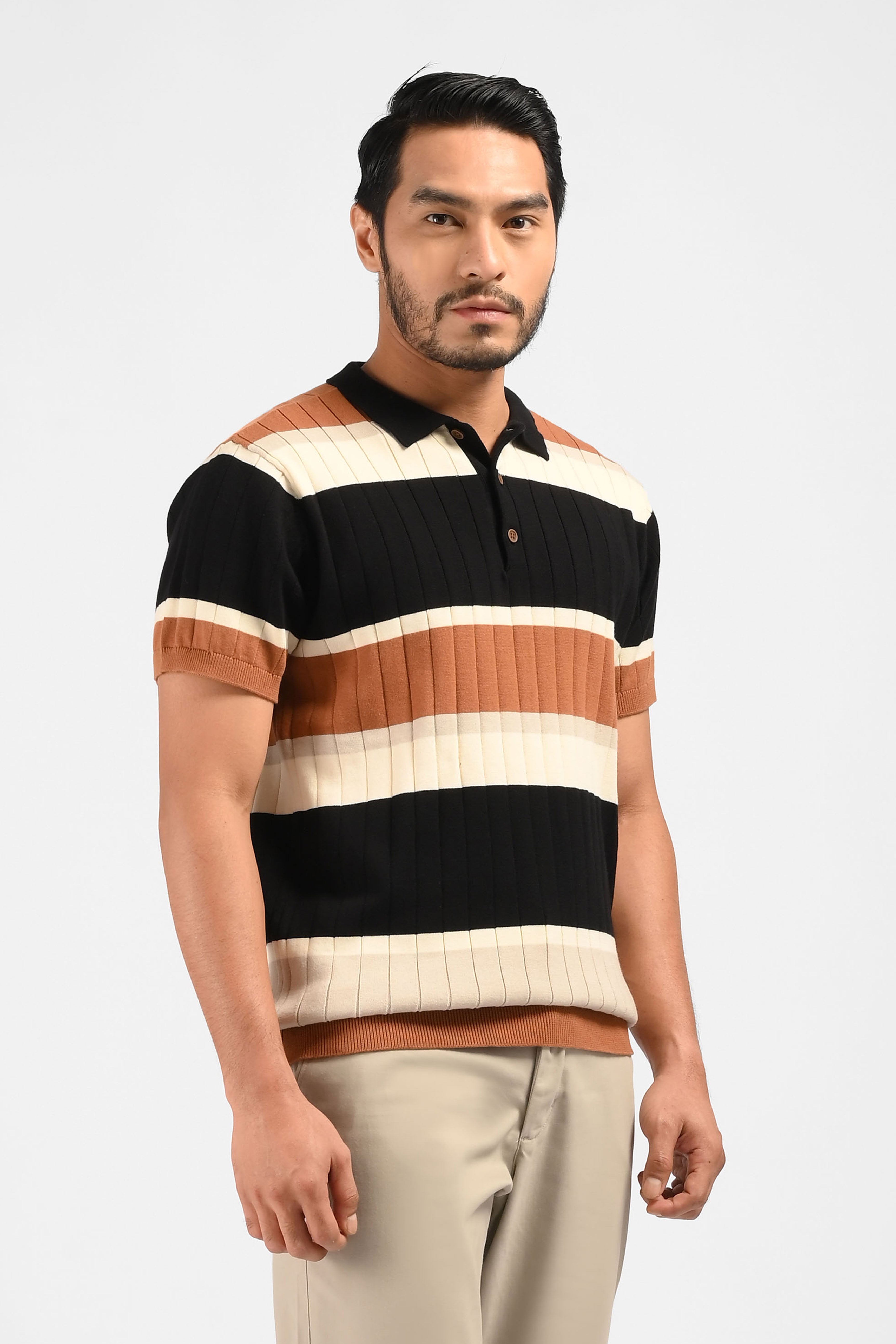 MOC Kaos Polo Lengan Pendek Pria DAWSON-BLACK