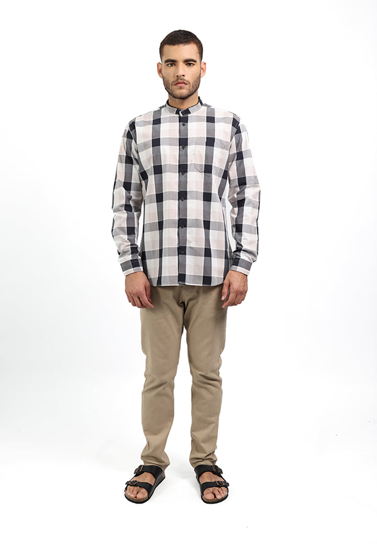 MOC Kemeja Lengan Panjang Pria RAYAN - KHAKI