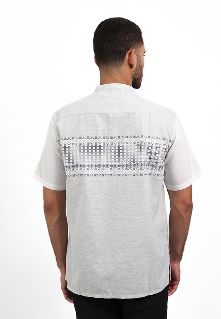 MOC Kemeja Koko Lengan Pendek Pria ARIFIN - GREY