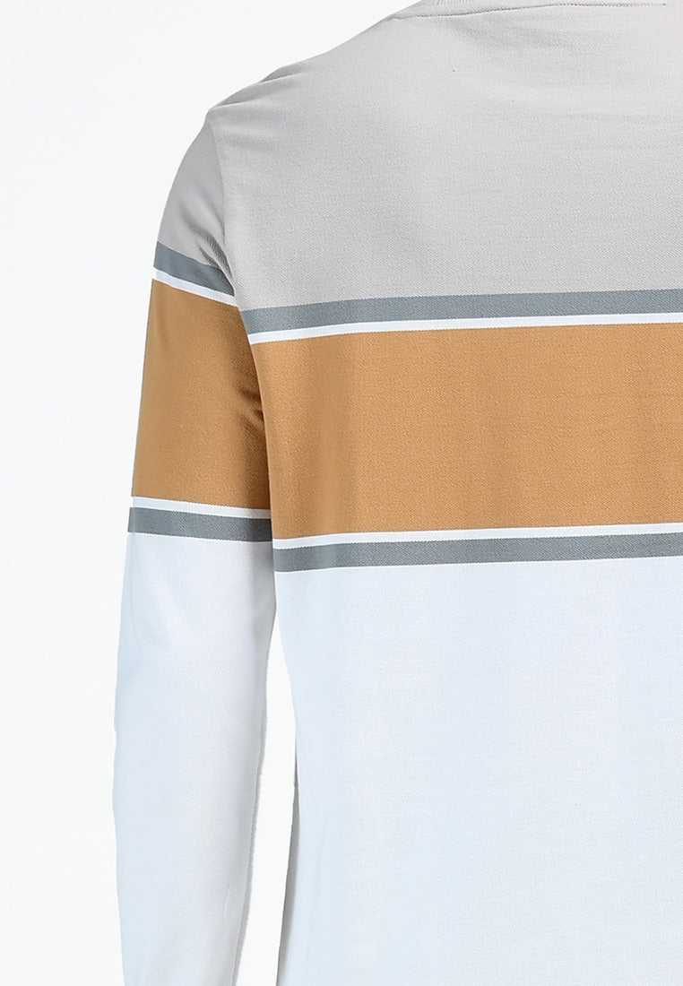 MOC Sweatshirt Lengan Panjang Pria HOLLIS-GREY