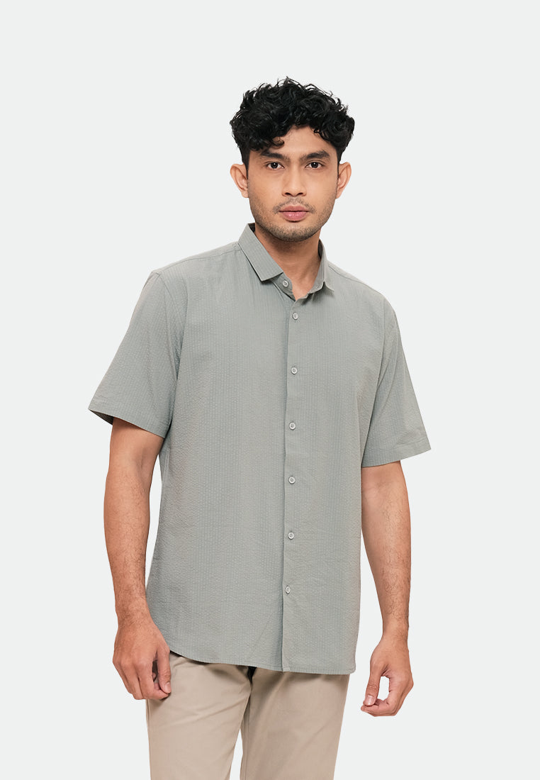 MOC Kemeja Lengan Pendek Pria VAUGHN-OLIVE
