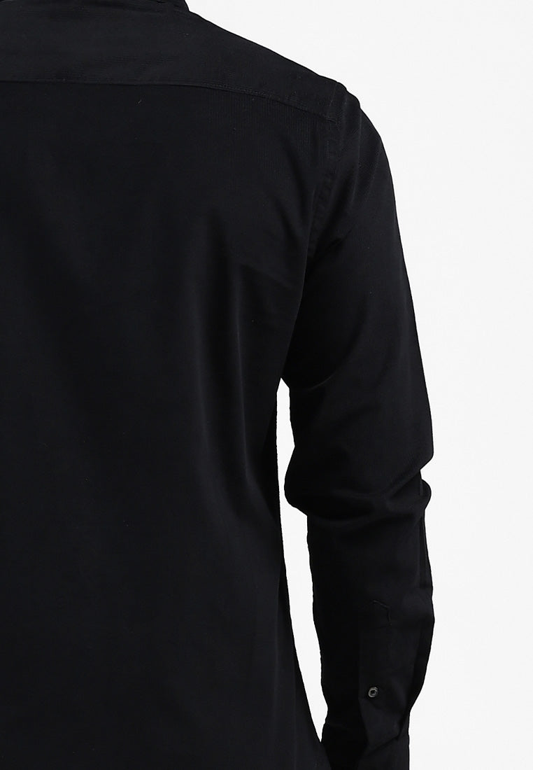 MOC Kemeja Lengan Panjang JURGEN-BLACK