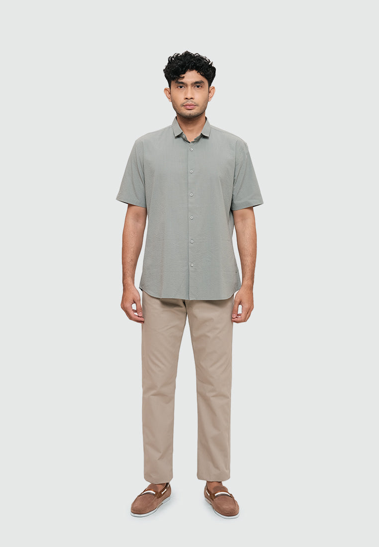 MOC Kemeja Lengan Pendek Pria VAUGHN-OLIVE