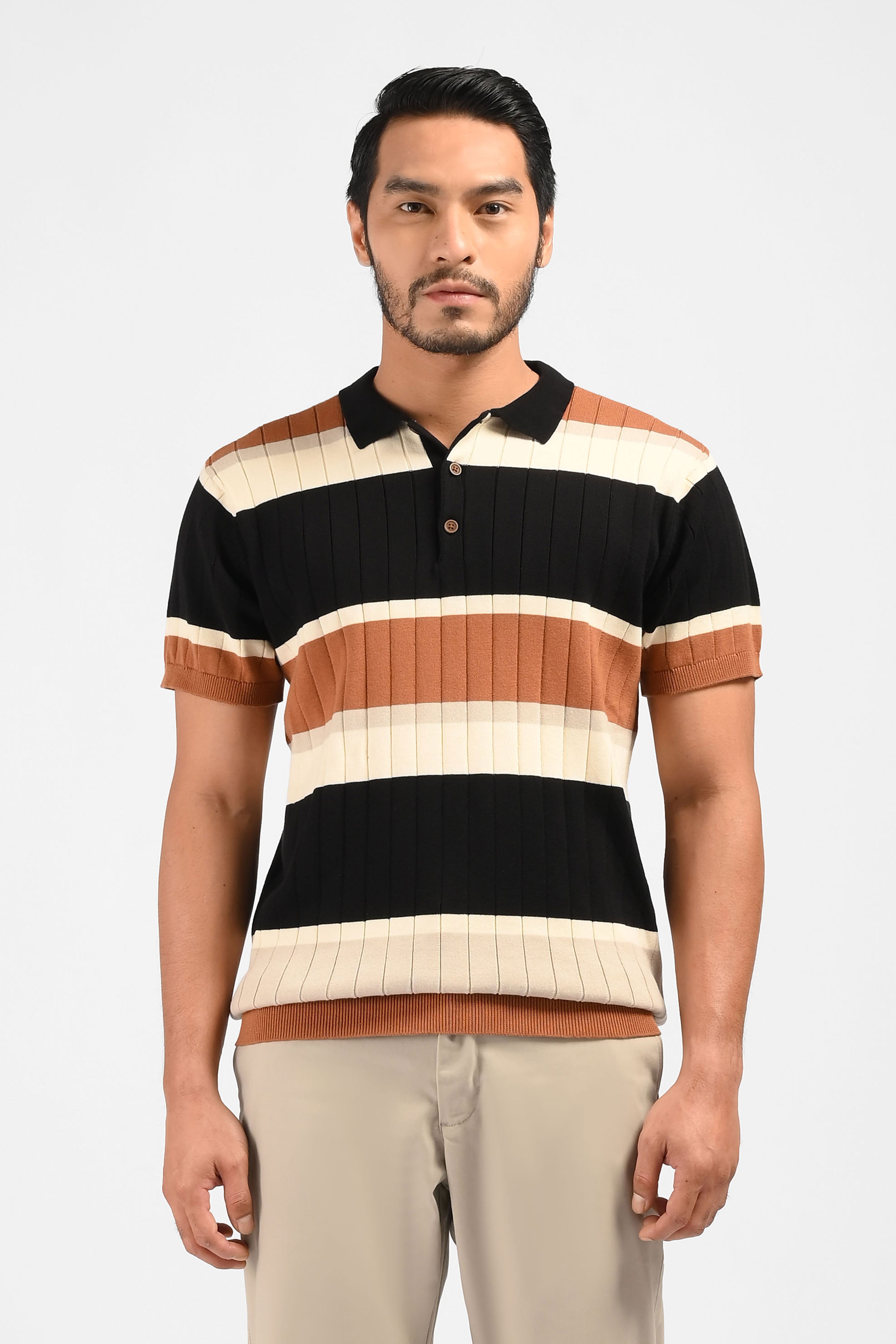 MOC Kaos Polo Lengan Pendek Pria DAWSON-BLACK