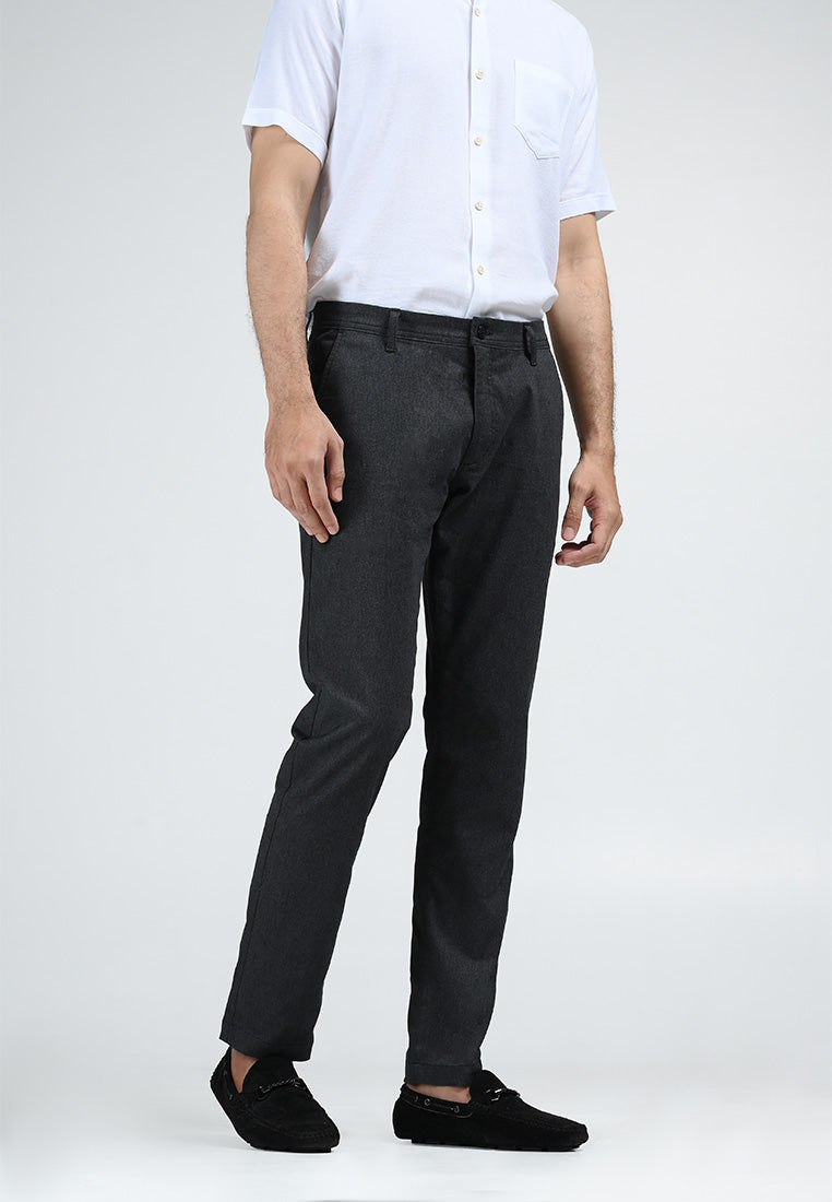 MOC Celana Panjang Pria Slim Fit FORWARD-CHARCOAL