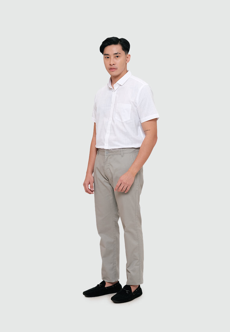MOC Celana Panjang Pria Regular Fit  JASPER - LIGHT GREY