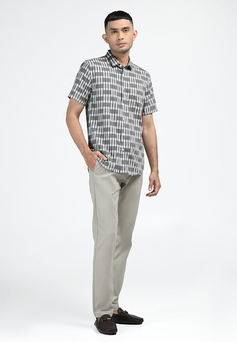 MOC Kemeja Lengan Pendek Pria TUCKER-GREEN